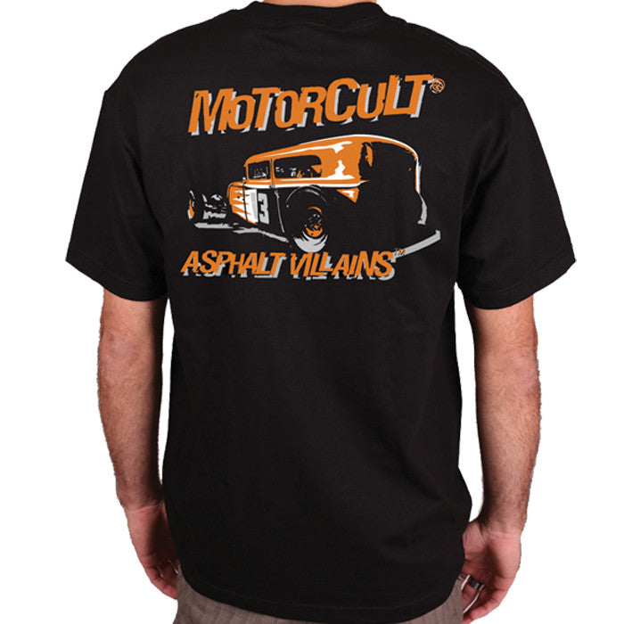 ASPHALT VILLAINS - MENS T-SHIRT - MOTORCULT - MotorCult