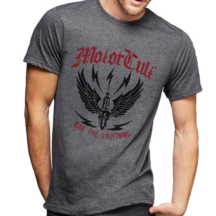 RIDE THE LIGHTNING - MENS T-SHIRT - MOTORCULT - MotorCult