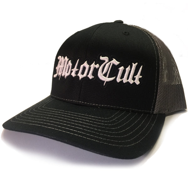 STERLING - SNAPBACK TRUCKER HAT GREY/BLACK - MOTORCULT - MotorCult